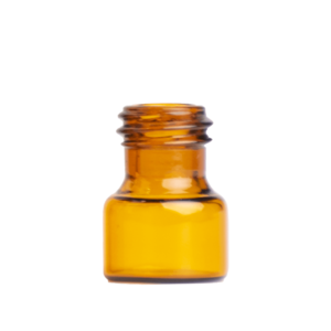 Amber 1 ml Sloping Shoulder Tubling Glass Vial
