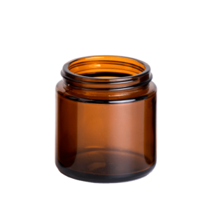 Amber 100 ml Wide Mouth Glass Jar