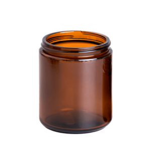 Amber 250 ml Wide Mouth Glass Jar