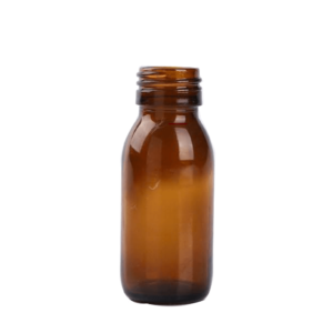 Amber 60 ml Syrup Winchester Round Glass Bottle